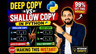 99% of Python Developers Don't Understand This! | Deep Copy vs Shallow Copy Explained