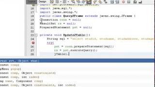 java 4 populate jtable