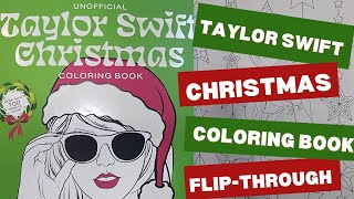 🎄✨ Taylor Swift Christmas Coloring Book Flip Through | Cozy Holiday Pages & Festive Vibes 🎁