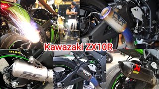 Kawazaki Zx10r รวมเสียงท่อโหดๆลั่นๆ