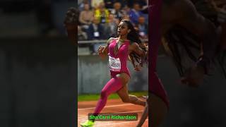 SHA'CARRI RICHARDSON - Gold Medalist #shacarririchardson #sprint #shorts #goldmedal