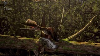 Pterosaur named after Darwin, Darwinopterus' hunting skills | Flying Monsters 3D