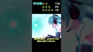 【ゆっくり実況】1日1回無料ガチャで星4の子は来るのか！？85日目【プロジェクトセカイ】#shorts  #プロセカ #ゆっくり実況 #game #games