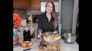 Una deliciosa Lasagna con Ensalada. La favorita de mi Familia