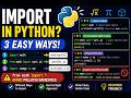 Python Import Statements Explained | import vs from vs as (With Examples)