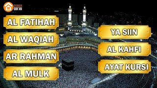 Surah Al Fatihah, Al Waqiah, Ar Rahman, Al Mulk, Ya Siin, Al Kahfi, Ayat Kursi by Muzammil Hasballah