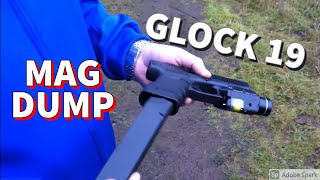 Glock 19 Mag Dump - Extended Mag 31+1 Rounds