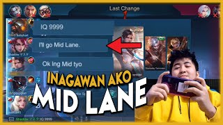 INAGAWAN AKO SA MID LANE NG KAMPI KO? IQ %999999