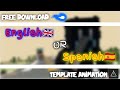 English🇬🇧 OR Spanish🇪🇸 - Minecraft Animation [TEMPLATE] Prisma 3D