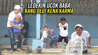 4NC4M UCOK BABA DILEMPAR KE KOLAM KALAH MANCING | KANG DEDI KENA KARMA