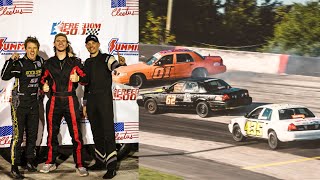 Racing Nascar Drivers, Cleetus McFarland, Travis Pastrana in the Freedom 500