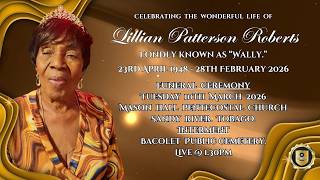 Lillian Patterson Roberts (Wally) - The Celebration Of Her Wonderful Life