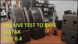 JBL VRX 932LAP \u0026 VRX-918SP │ Test to Active Bass Guitar │ Direct line w/ Direct box │