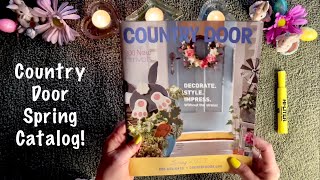 ASMR Country Door Catalog! (Whispered w/candy) Page turning & highlighting my wish list for Spring!