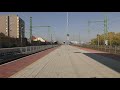 ドナウ川沿いのハンガリー国鉄mÁv h start 433 211 along danube river budafok oct 2019 hungary