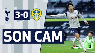 SON CAM | SPURS 3-0 LEEDS | Heung-min Son scores his 100th Spurs goal!