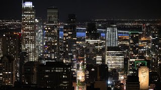 [8K HD Canada] Night View of downtown Montreal - Mount Royal Observation Deck Nikon Z8 24-120mm