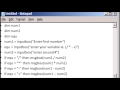 Create a vbscript calculator