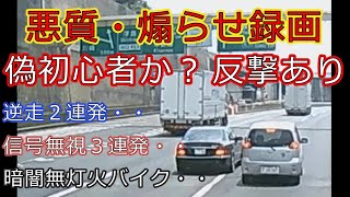 迷惑運転者たちNo.469　悪質・煽らせ録画・・偽初心者か？反撃あり・・【トレーラー】【車載カメラ】