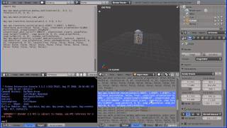Blender 2.5 Tutorial - Writing a Python Script that Creates a Simple 3D Model