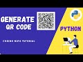 QR Code In 3 lines of Python Code | Generate  QR Code Easily Using Python | Python miniProject