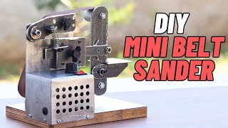 DIY Mini Belt Sander Using a 775 DC Motor (Easy DIY Project)