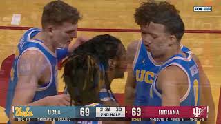 CLOSE GAME: Final 3 Minutes of UCLA at Indiana | Big Ten Basketball | 02/14/2025