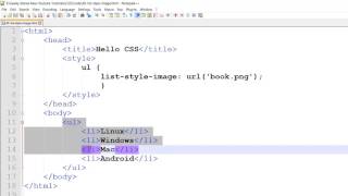 list style image property in CSS (Hindi)