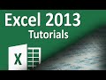 Excel 2013 - Tutorial 17 - Conditional Formatting