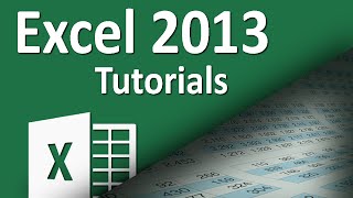 Excel 2013 - Tutorial 17 - Conditional Formatting
