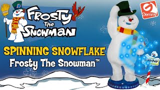 Gemmy Industries Spinning snowflake Frosty the snowman (original 2002 model) (VERY RARE)