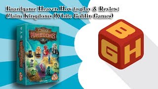 Boardgame Heaven How To Play \u0026 Review 94: Claim Kingdoms