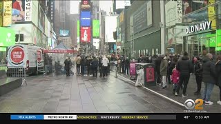 Times Square Ready For Another Smaller New Year's Eve Celebration
