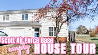 LIVING ON A MILITARY BASE | EMPTY HOUSE TOUR | SCOTT AIR FORCE BASE