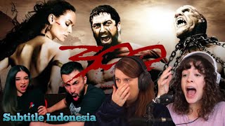 300 Sparta vs 300.000 Pasukan Persia | 300 Movie Reaction | Subtitle Indonesia