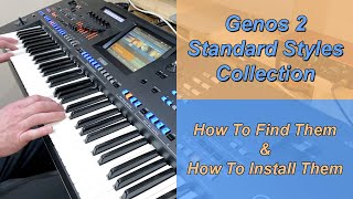 Genos 2 - Standard Styles Collection (How To Find And Install)