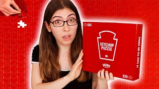 Attempting the Heinz Ketchup Puzzle (it's solid red!)