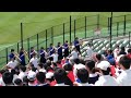 香川県立高松西高等学校應援團 2016.07.16 英明高戦 ｢チャンス西高｣