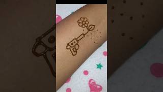 Ennathu evvalav cute 🥰 ah art panna mudiuma#viral#hennaart#shorts