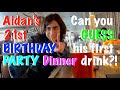 Aidan Gallagher's 21st BIRTHDAY PARTY DINNER! (YouTube edit)  Aidan Gallagher