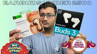 Mivi superpods Immersio vs Oneplus nord buds 3 || Best Earbuds under 2500 rupees