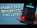 Important Samsung Galaxy Feature YOU MUST Enable *TODAY*