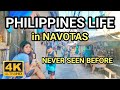 THE OTHER SIDE of NAVOTAS | WALKING at UNSEEN SIDE REAL LIFE in Tangos South Philippines [4K] 🇵🇭