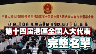 新一屆港區全國人大代表36人名單公布 霍啟剛朱葉玉如成票王票后