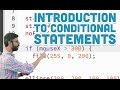 3.1: Introduction to Conditional Statements - p5.js Tutorial