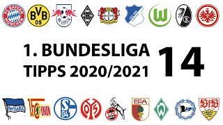 Bundesligatipps 1.Liga - 14.Spieltag - Saison 2020/2021