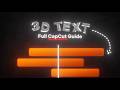 3D TEXT IN CAPCUT WITHOUT NODE!