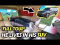 You Won't Believe What This Guy Turned His Car Into?! (Full Kitchen, Toilet, Bed, Desk, Solar Power)