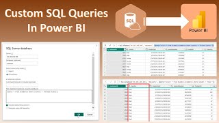 Using Custom SQL Queries in Power BI #sql #powerbi #tutorial #customsqlqueries #customqueries