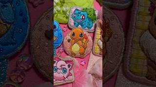 🌸Eevee•Bulbasaur•Squirtle•Jigglypuff•Charmander🌸 #pokemon #embroidery #handmade #pokemonart